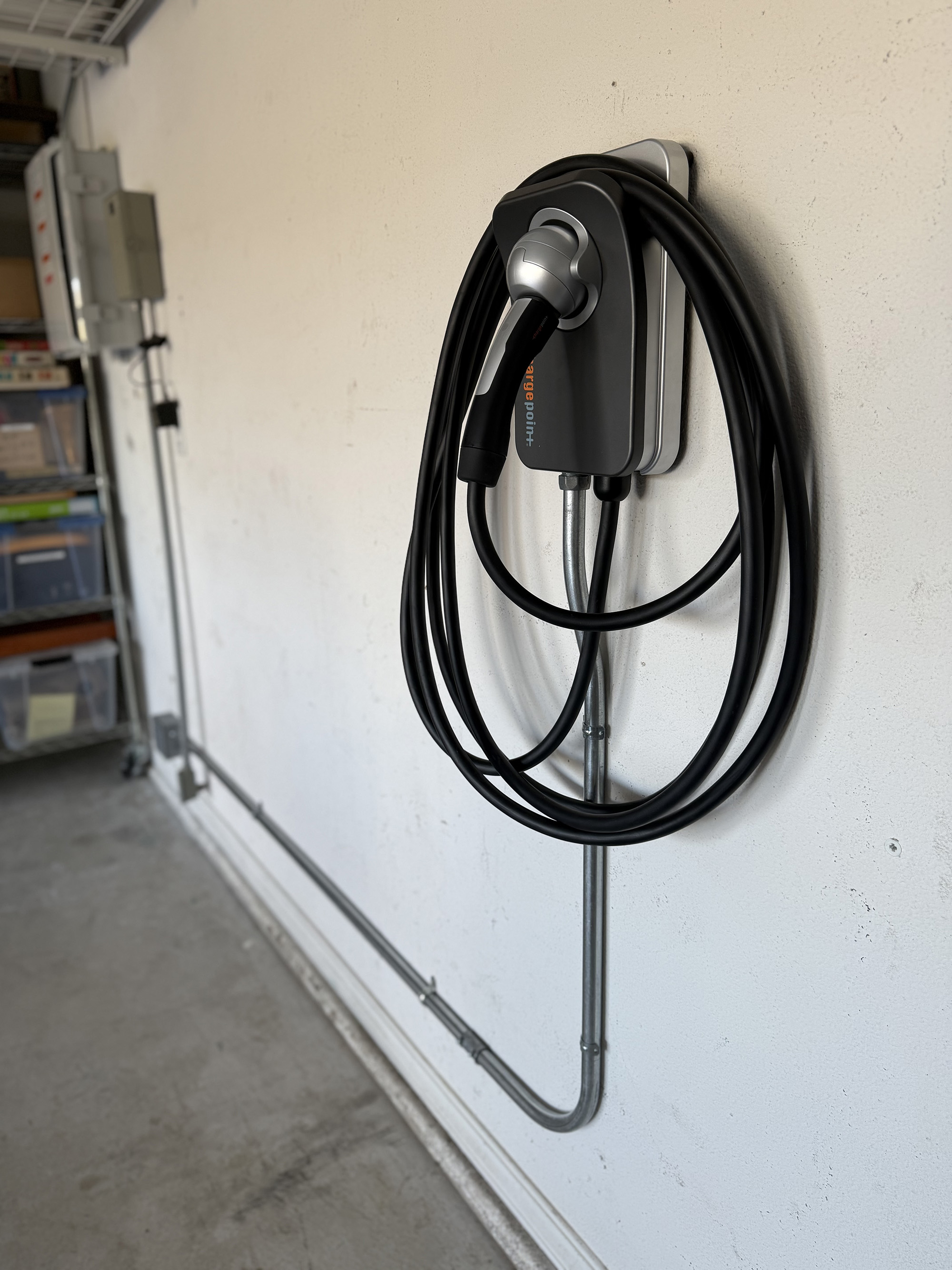 ChargePoint home EV charger wall mounted garage Paso Robles CA 93446