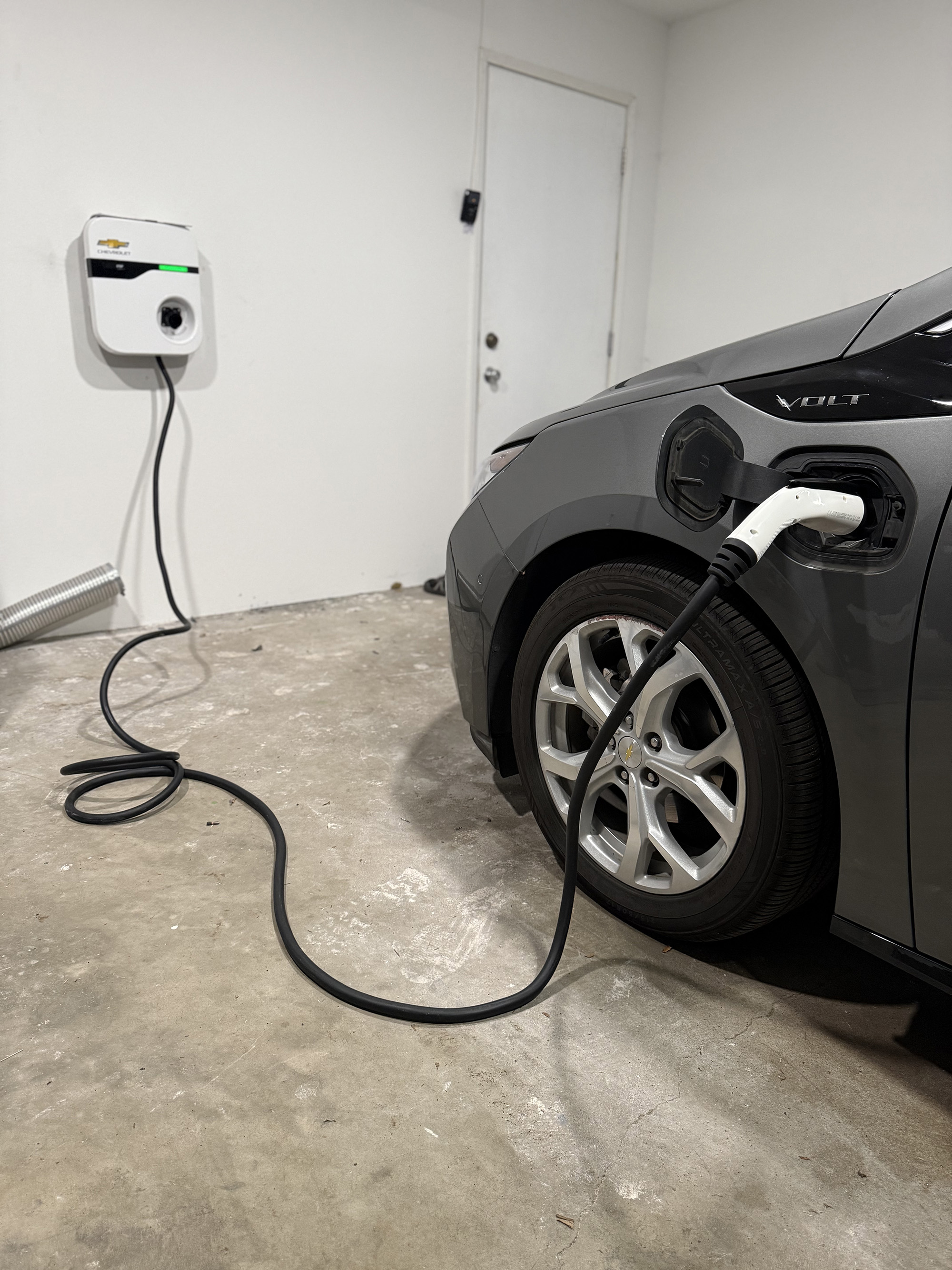 Chevy Volt Level 2 EV charger garage installation Lompoc CA 93436