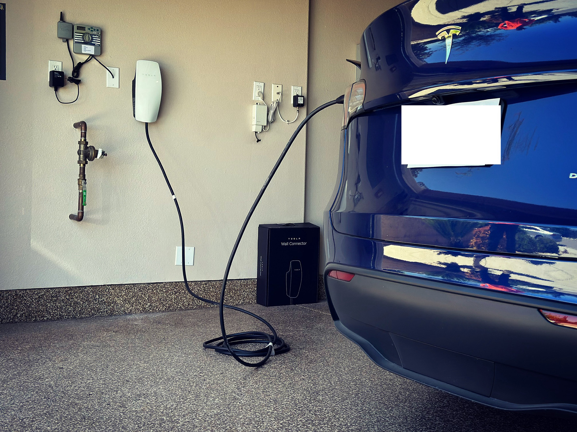 Home EV charger garage installation SLO County CA licensed electrician 93401