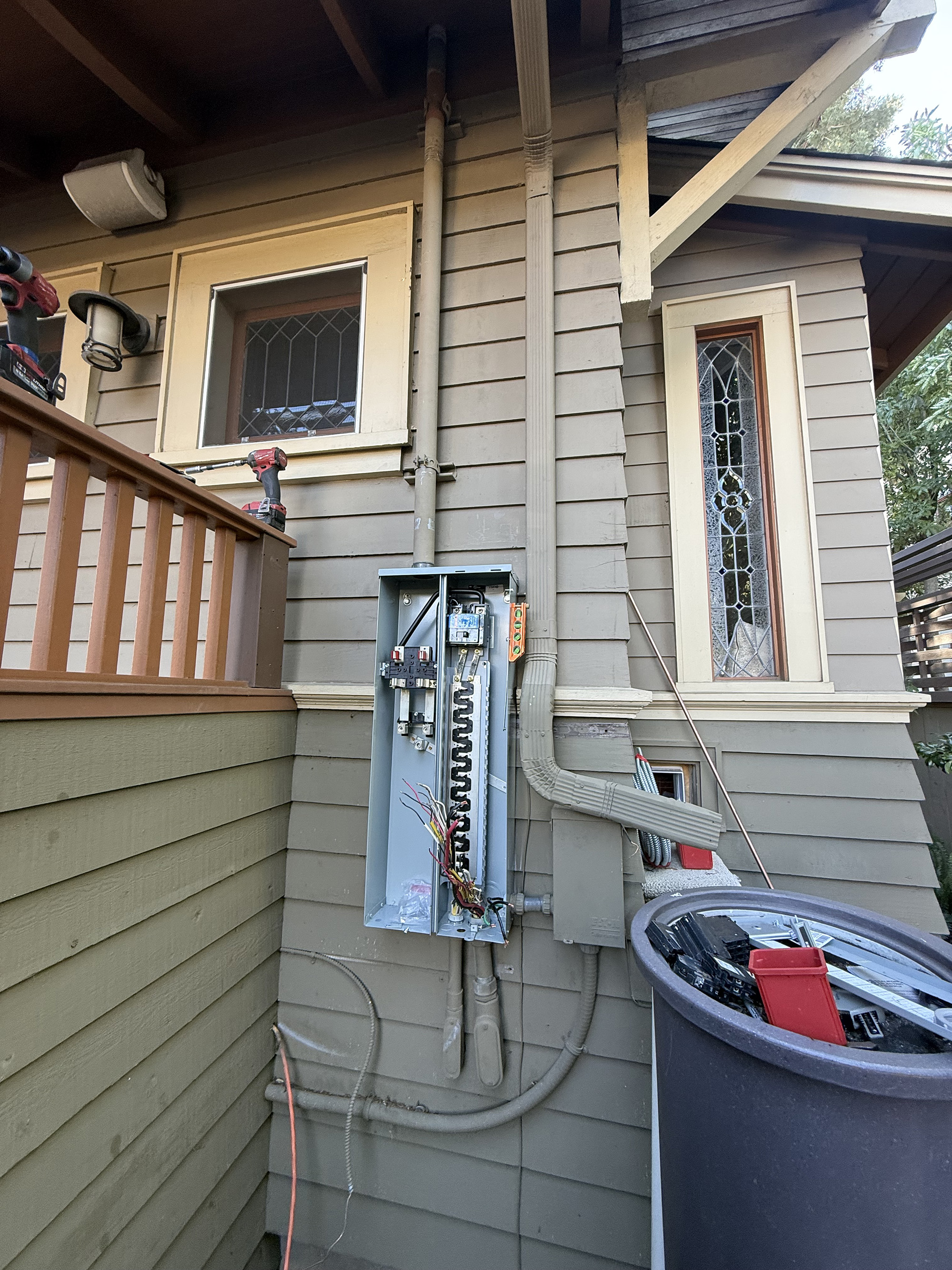 Outdoor electrical panel upgrade open breaker box Central Coast CA 93455