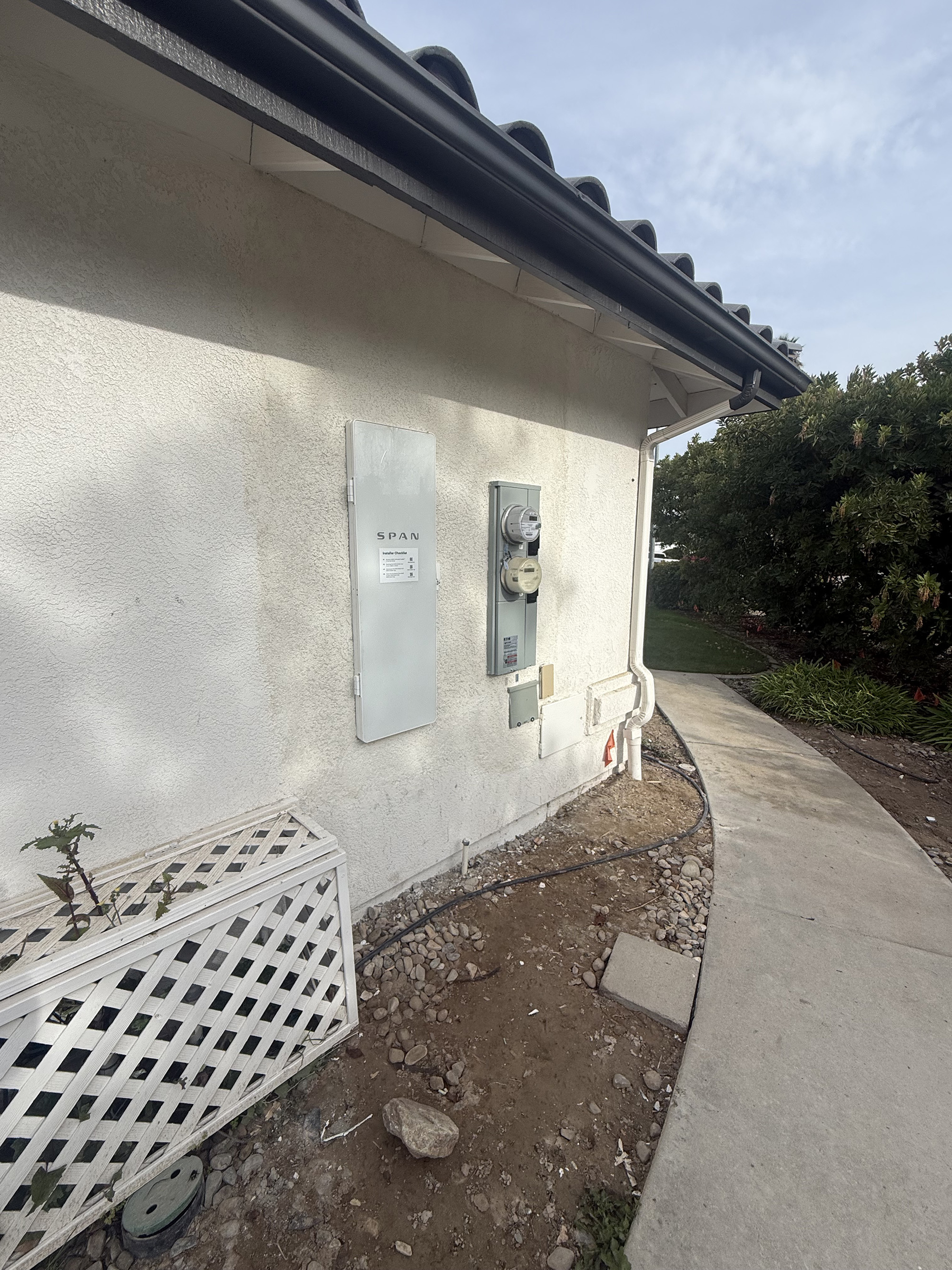 SPAN utility meter exterior installation Santa Barbara County CA